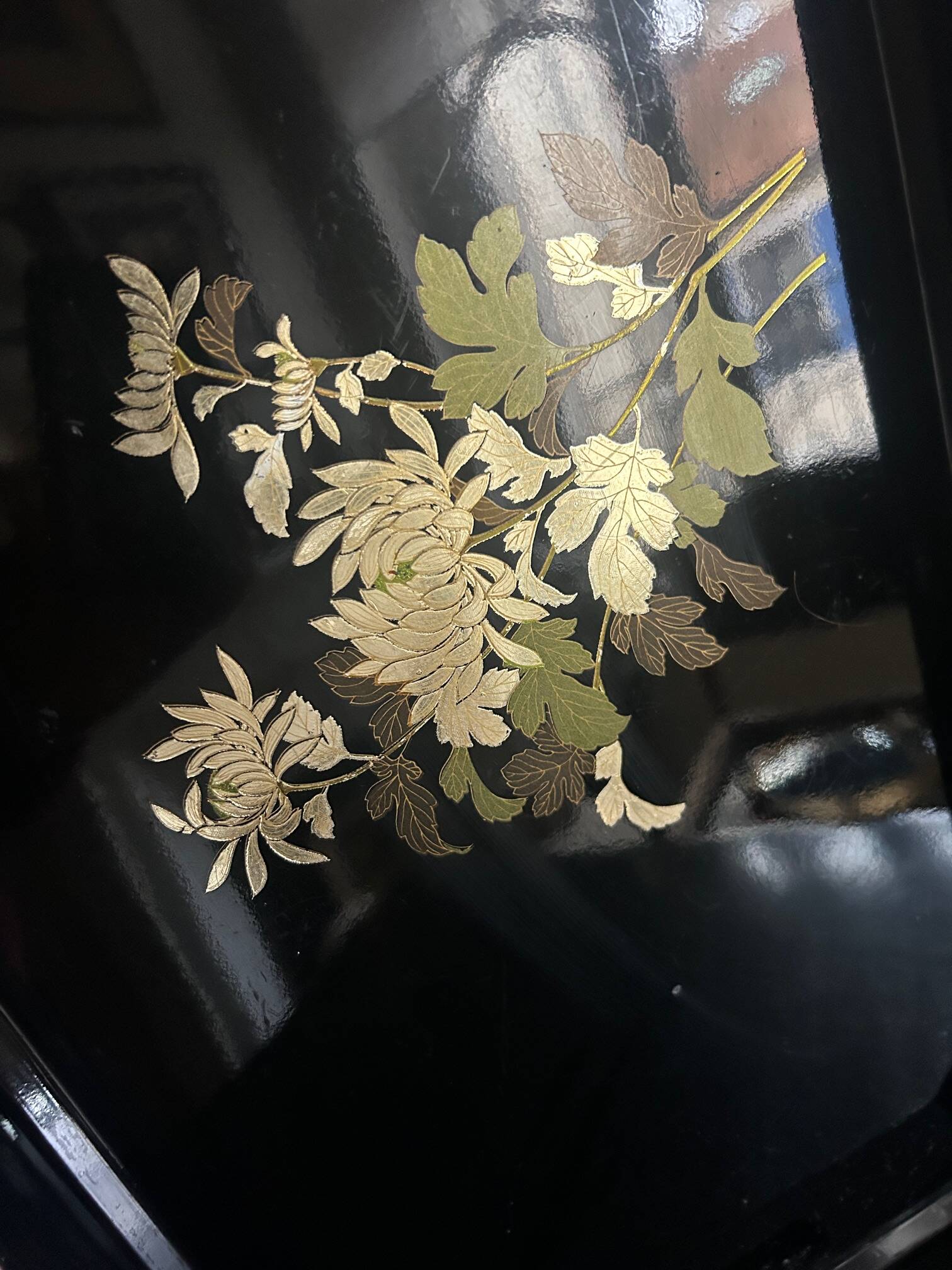 Japanese lacquered plateau 1970/1980