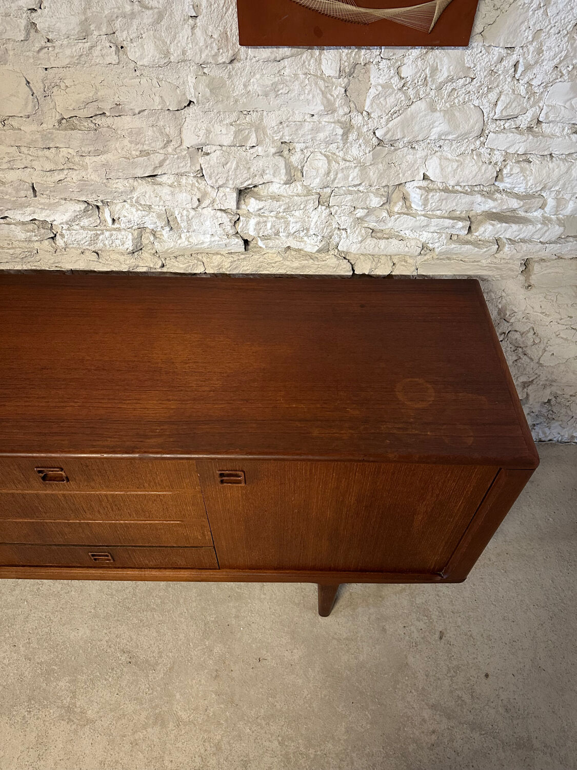 Enfilade scandinave vintage en teck