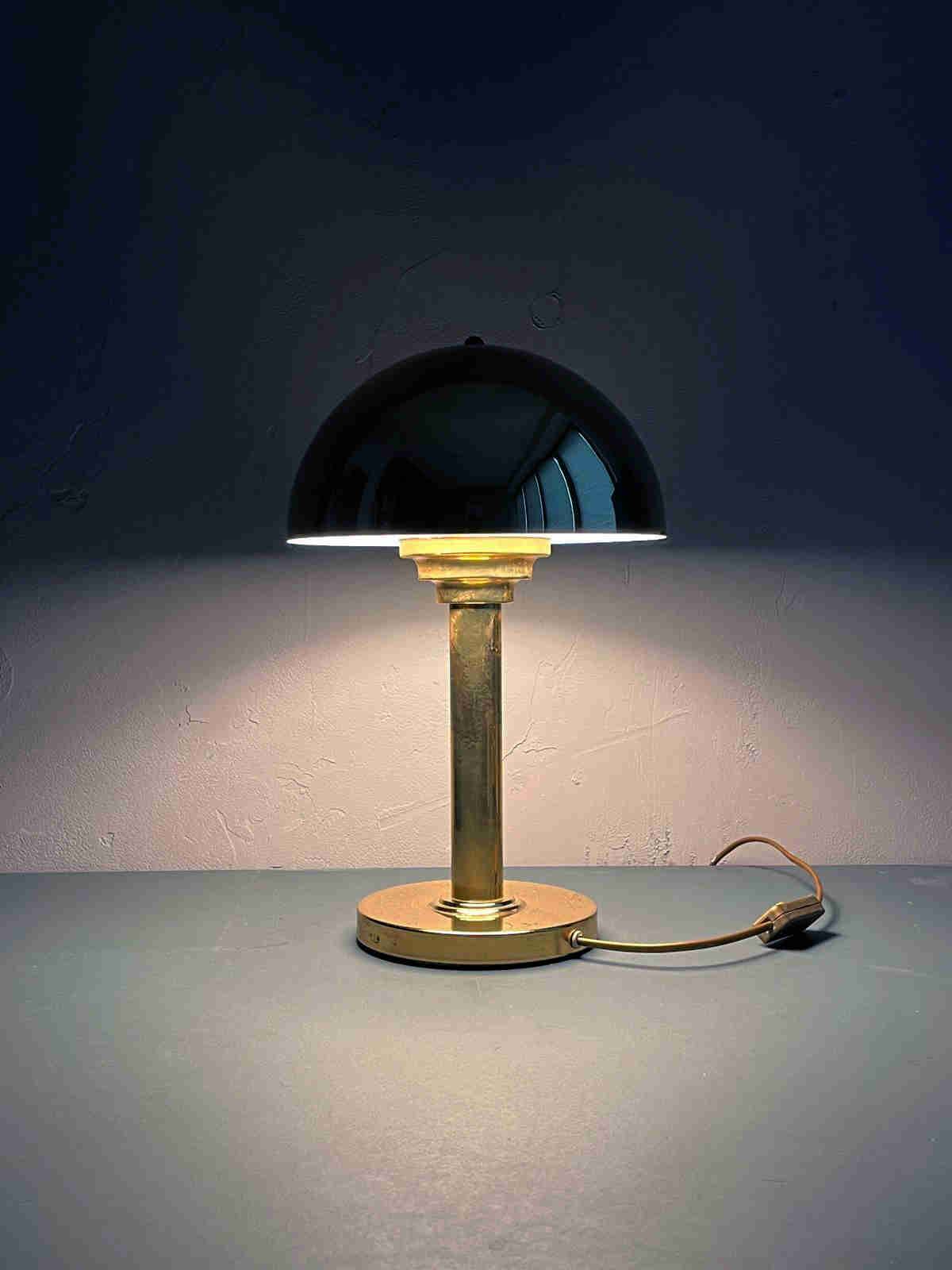 Wbs  – vintage german brass table lamp