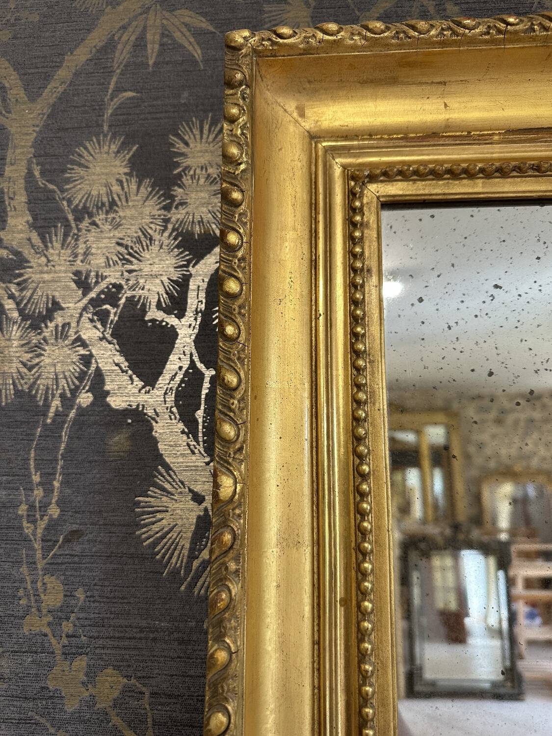 Miroir époque XIX 40 x 48