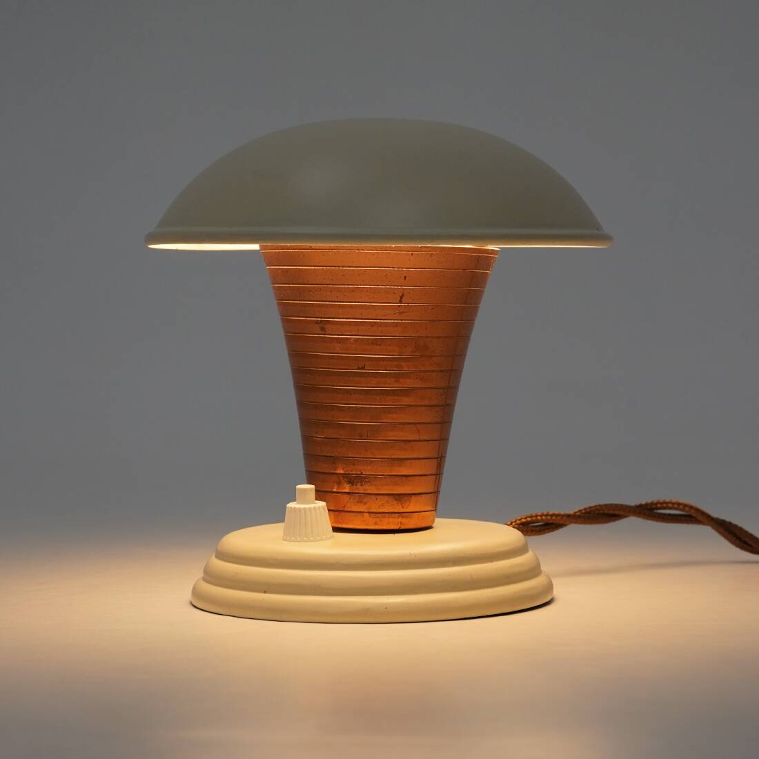 Bedside lamp with adjustable lampshade, 1930s