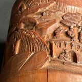 Porte-pinceaux bois lettrés immortels pins