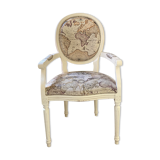 Fauteuils vintage luis xvi style