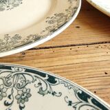 4 hollow plates model "Mignon" Sarreguemines