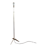 tripod floor lamp 1950 brass Maison Lunel