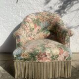 2 fauteuils crapauds vintage