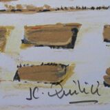 Jean-Claude Quilici: Beauty of Santorini, original signed lithograph