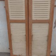 Vintage pair of shutters
