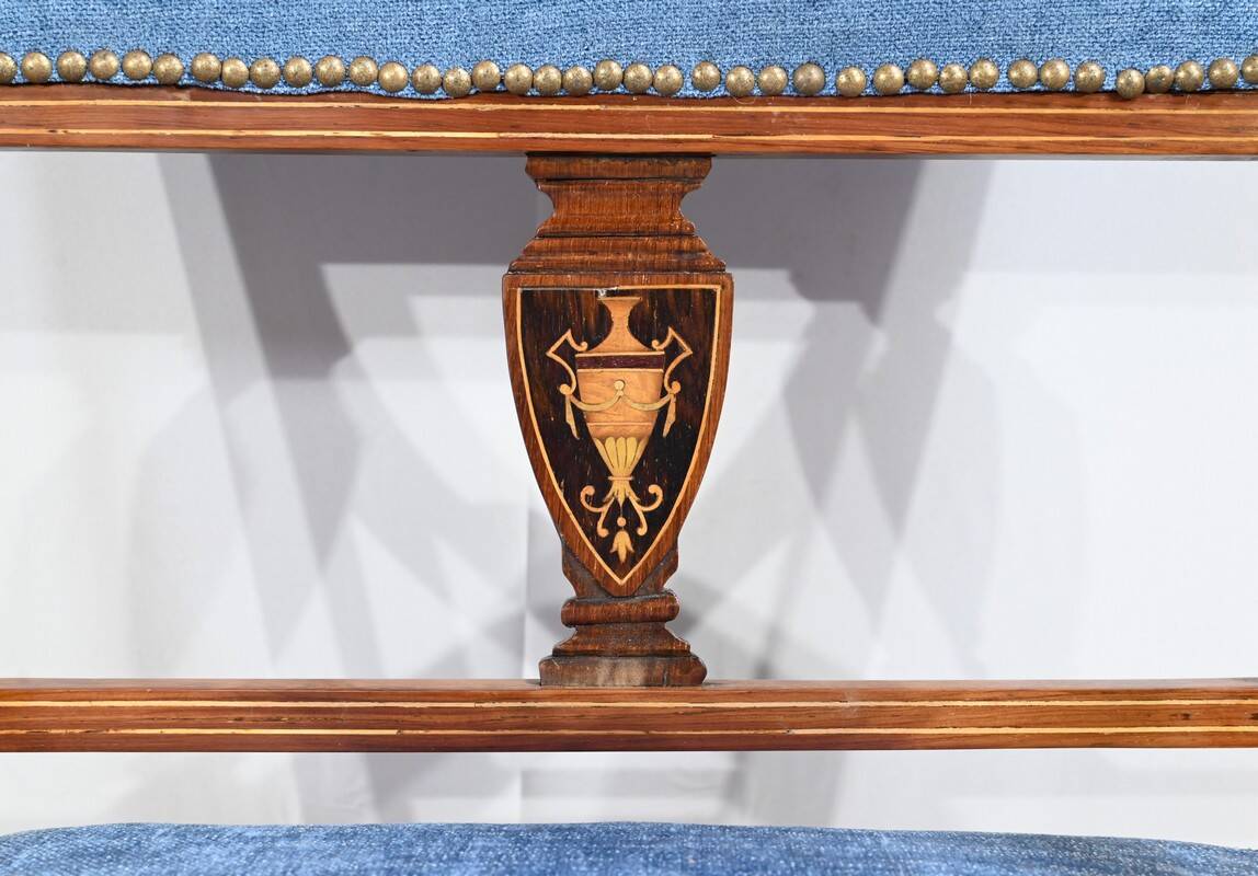 Small Rosewood Armchair, Restoration Period – Early 19th Century