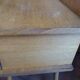 Vintage rattan feet compass bedside table