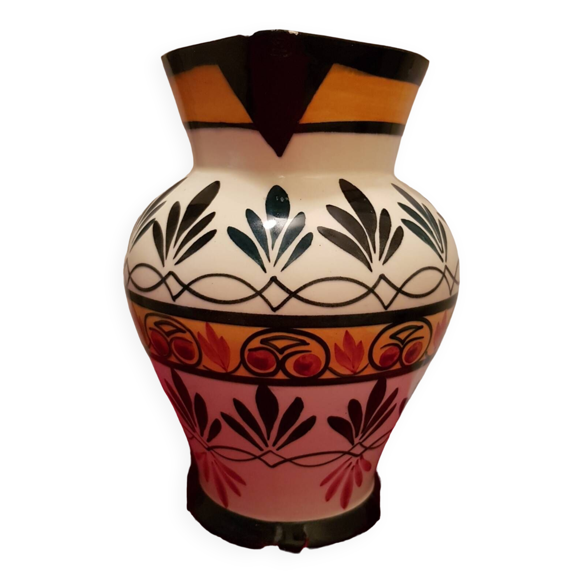 St Jean de Bretagne ceramic pitcher