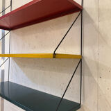 Metal string wall shelf