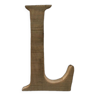 Wooden letter