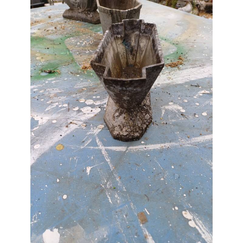 3 aluminum planters 1900