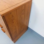 Vintage pine chest of drawers from the 1970s.