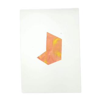 Geometric minimalist painting