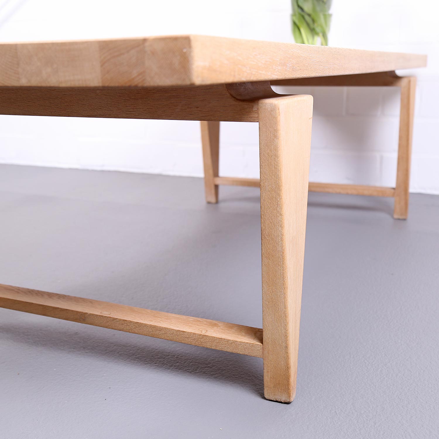 Coffee Table ML 115 by Illum Wikkelsø for Mikael Laursen Light Oak Danish Design