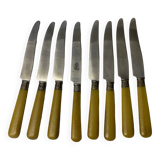 Set of 8 old knives