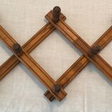 Scandinavian coat rack 10 hooks from the 60s-70s