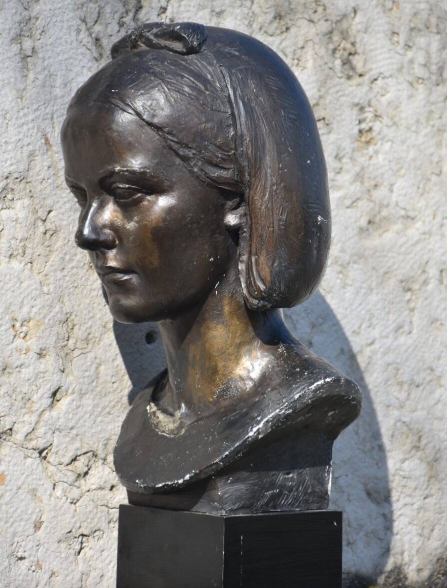 Gabriel Rispal, Bust of a Young Woman (circa 1960)