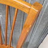 Série de 5 chaises bistrot Baumann signées anciennes