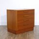 Scandinavian vintage teak chest of drawers 1960