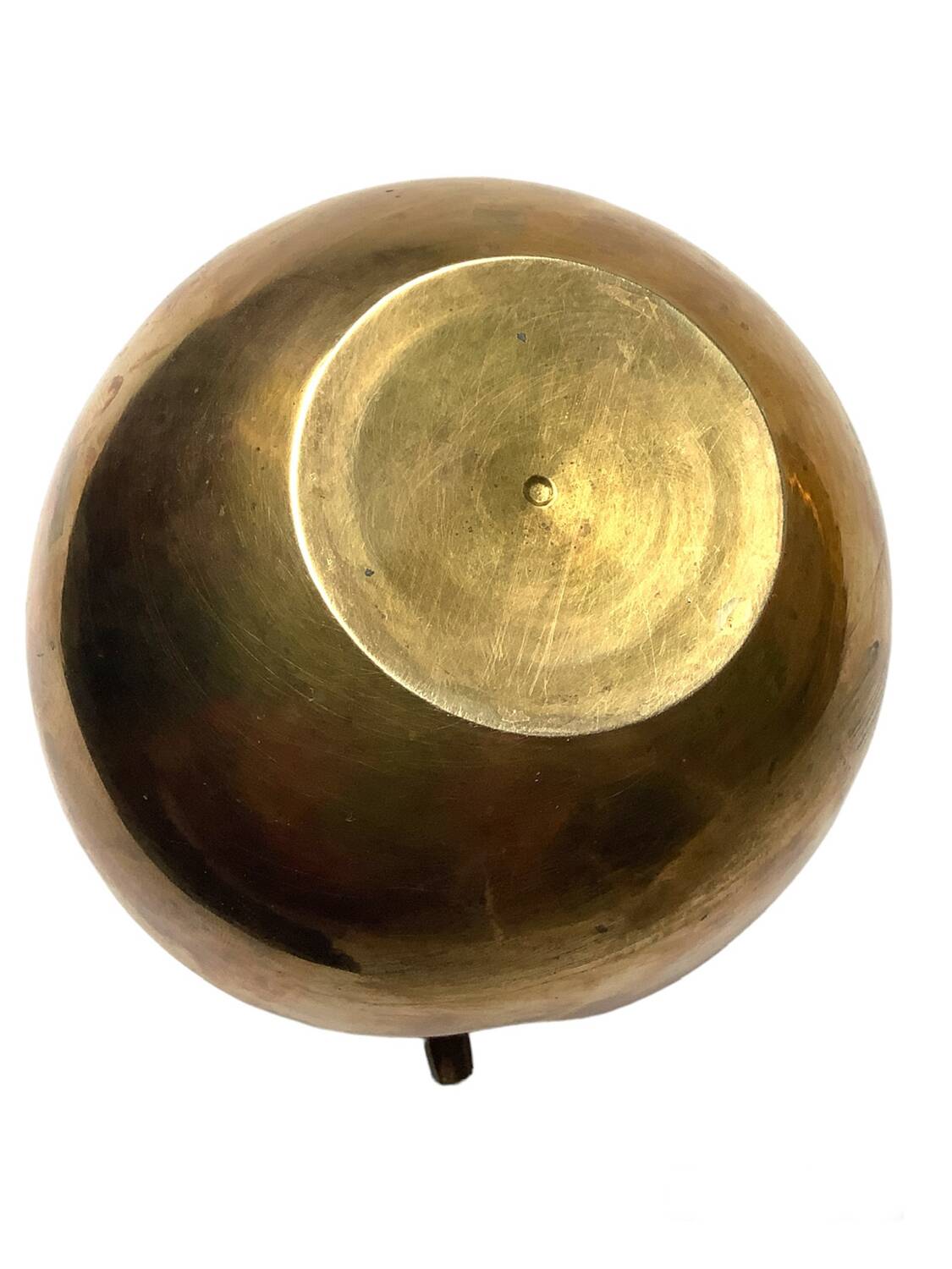 Brass apple pocket emptier