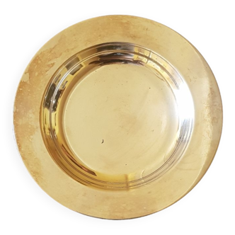 Vide poche christofle. poinçon métal argenté.
