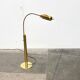 Vintage Hollywood Regency brass floor lamp by designer Florian Schulz, 1970s.