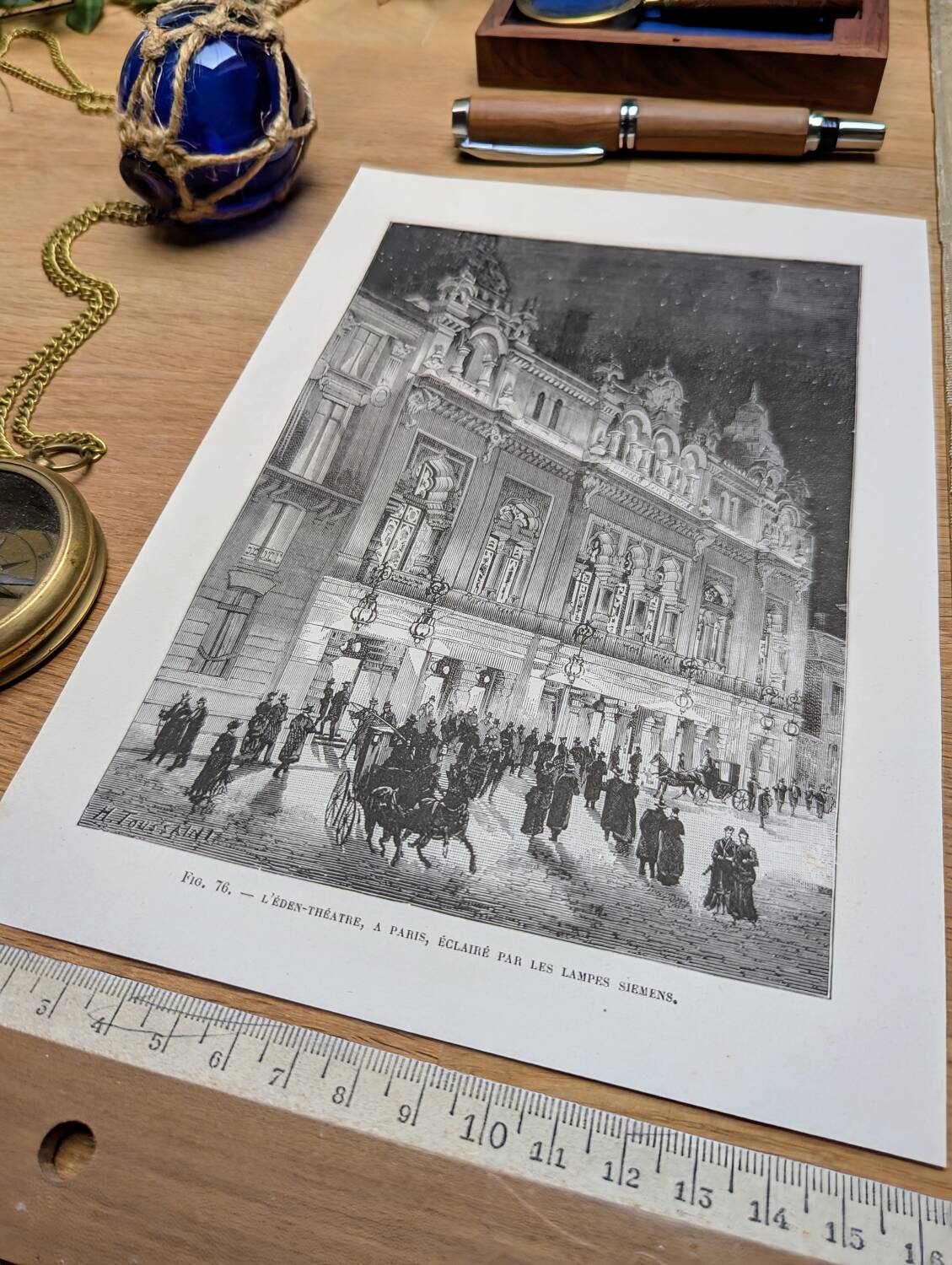 Imprimée en 1883, L'Eden Théâtre, Paris IXème.