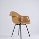 DAX Eames in fibreglass – Light Ochre – Herman Miller / Vitra – circa 19