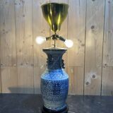 Enamelled porcelain lamp