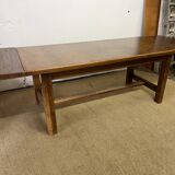 Vintage wooden farmhouse table