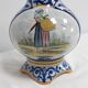 Paire de vases en faïence de quimper - fin xixe