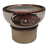 Candle holder for block candles, by Hanne Stentøj, Denmark, 1970s–1980s.