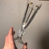 Baccarat Harcourt flute, 1841, signed