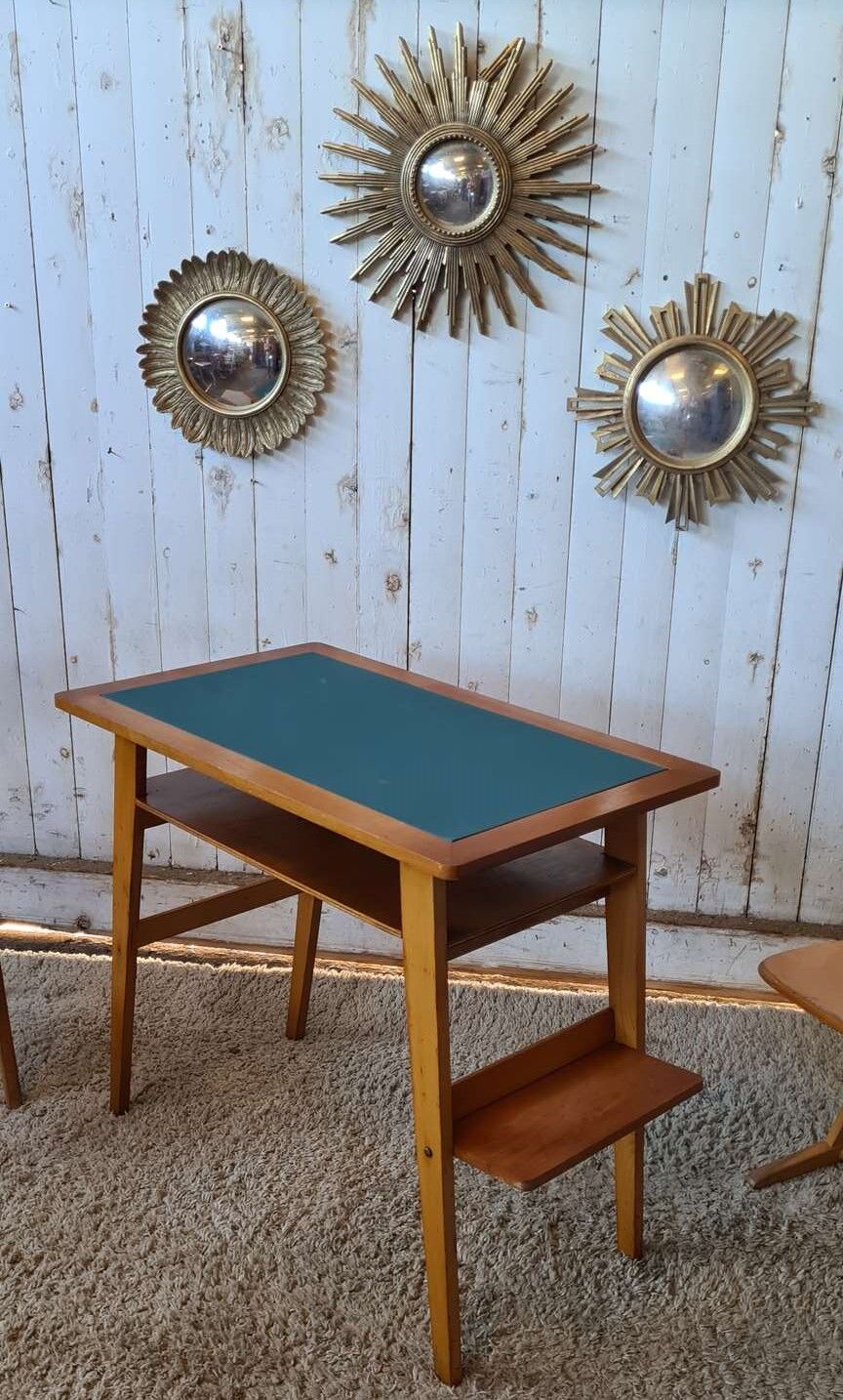 Vintage desk and school chair