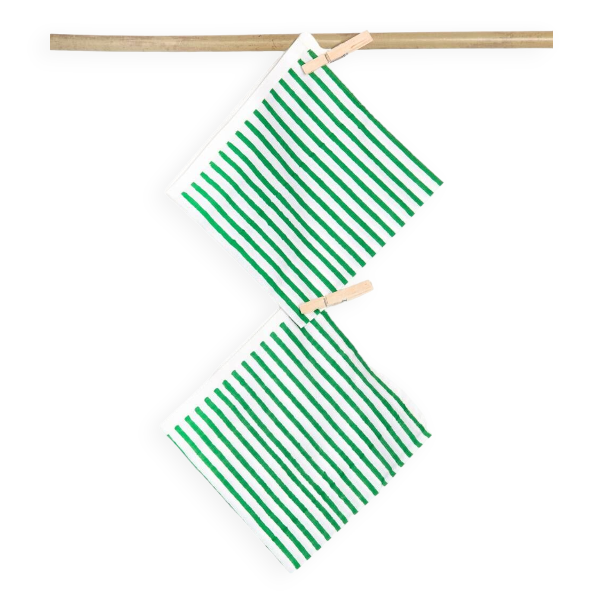 2 Klimt 2 Green napkins