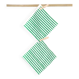 2 Klimt 2 Green napkins