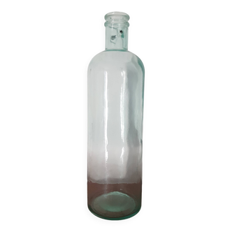 Grande bouteille vintage en verre