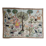 20th century oriental craft tapestry