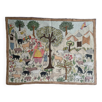 20th century oriental craft tapestry