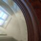 Miroir ovale biseauté Art Déco