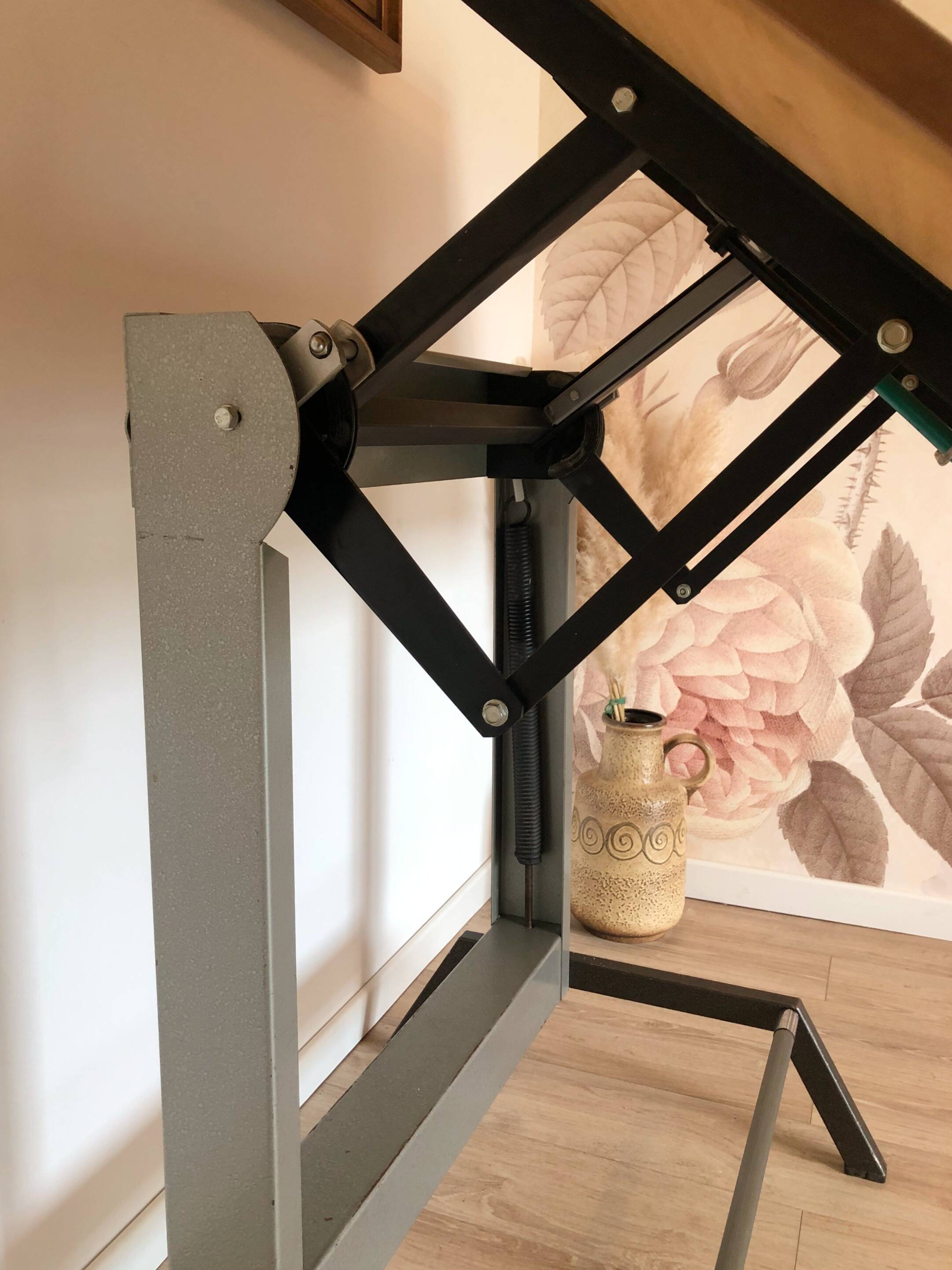 Vintage architect's drawing table