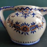 Vintage French hand-painted jug/pitcher