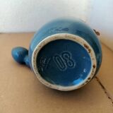 Carafe à liqueur en grès bleu