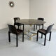 Antique Italian design dining table by Alessandro Albrizzi from the 70s