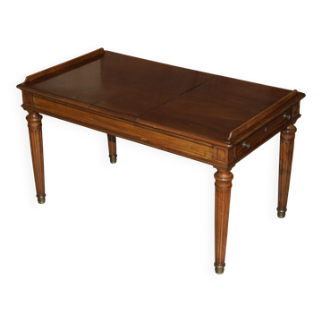 Antique writing table library circa 1860 with twin slopes.