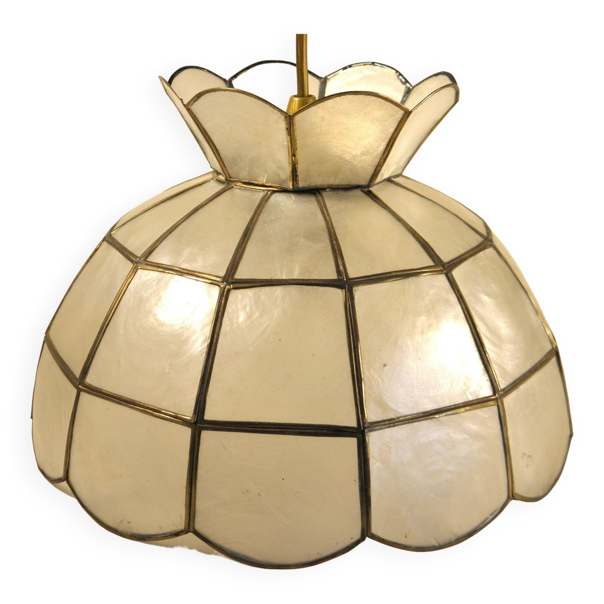 Mother-of-pearl and brass suspension 1970
