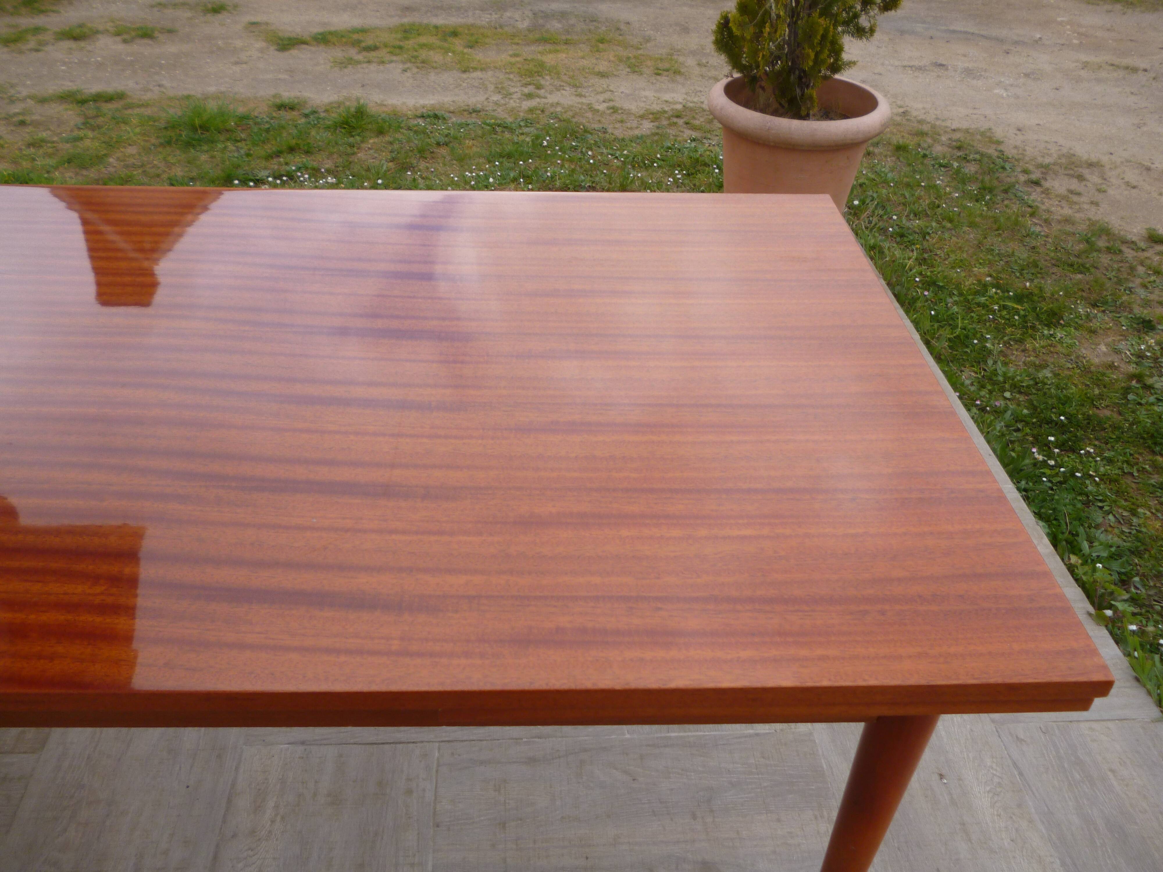 Table salle à manger avec rallonges vintage